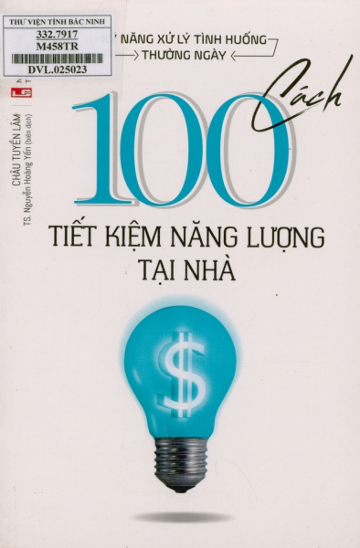 100 cách tiết kiệm năng lượng tại nhà