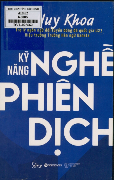 Kỹ năng nghề phiên dịch