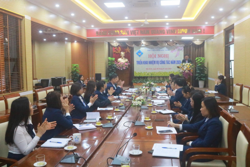 Hội nghị triển khai nhiệm vụ công tác năm 2024 của Thư viện tỉnh Bắc Ninh