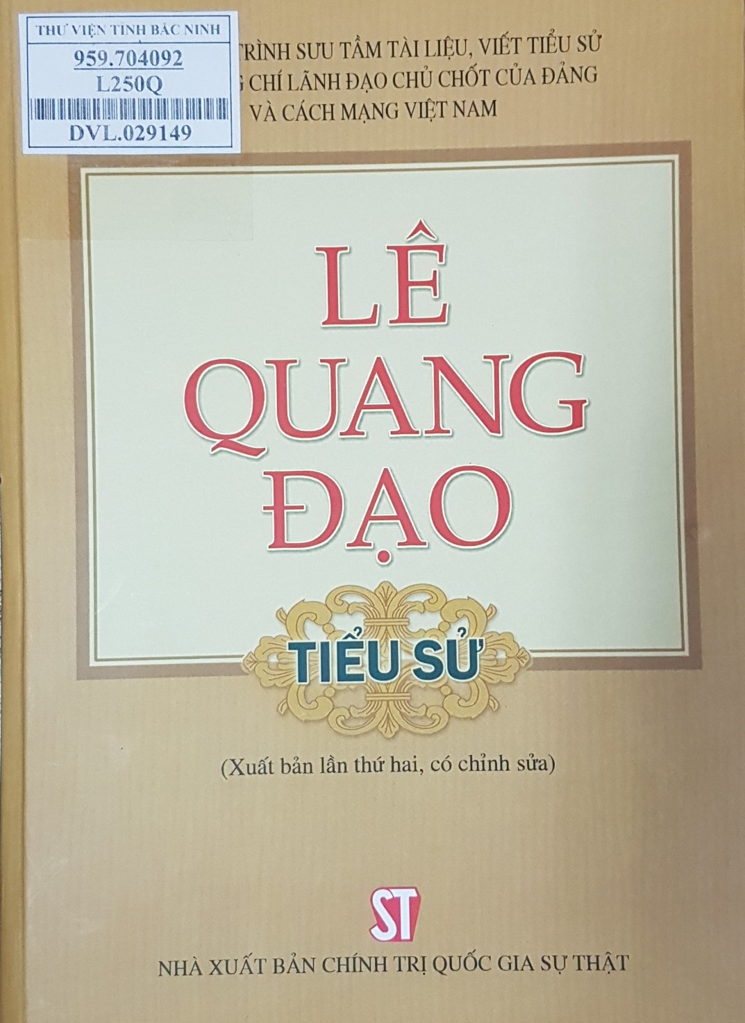 Lê Quang Đạo - Tiểu sử