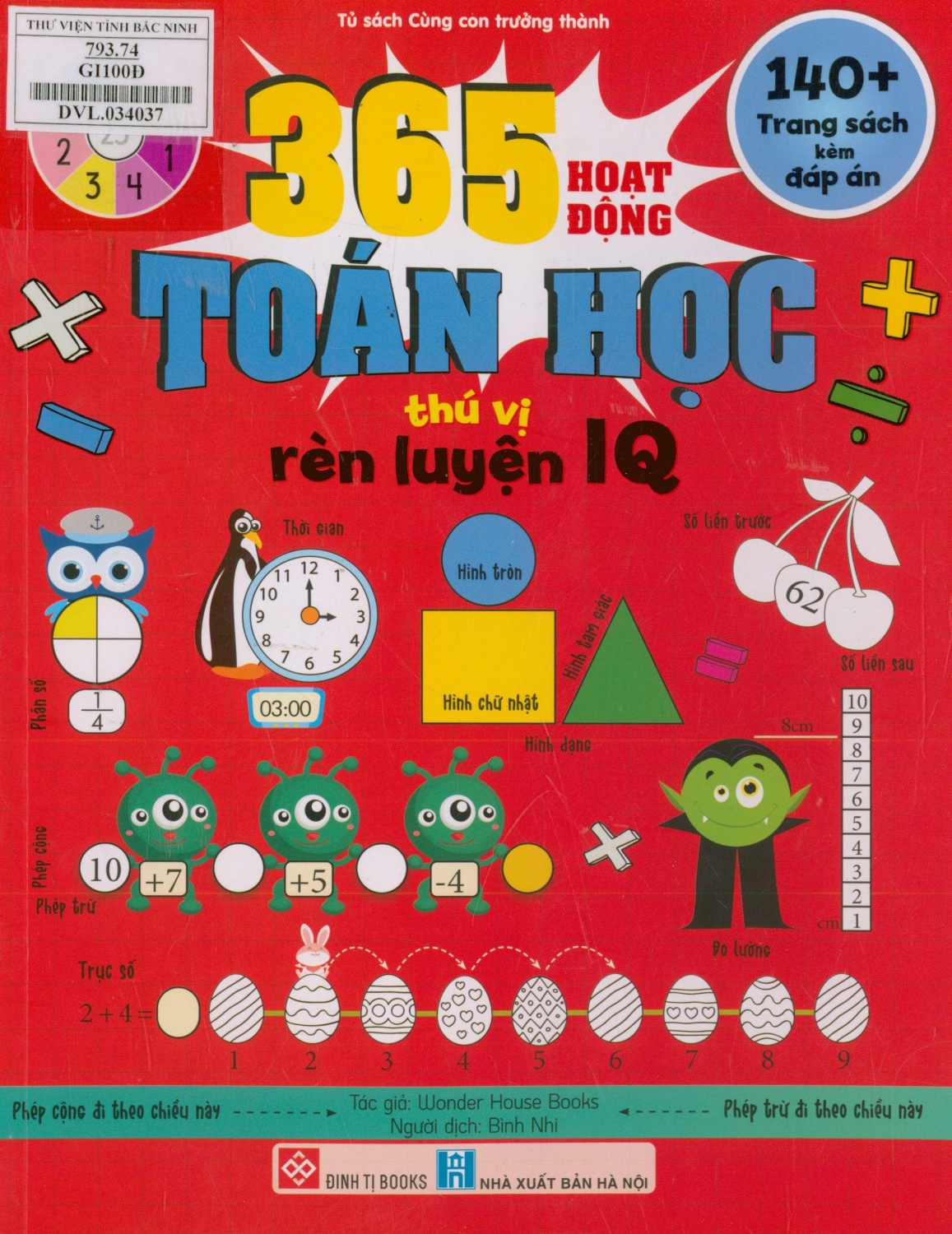 365 hoạt động Toán học thú vị rèn luyện IQ