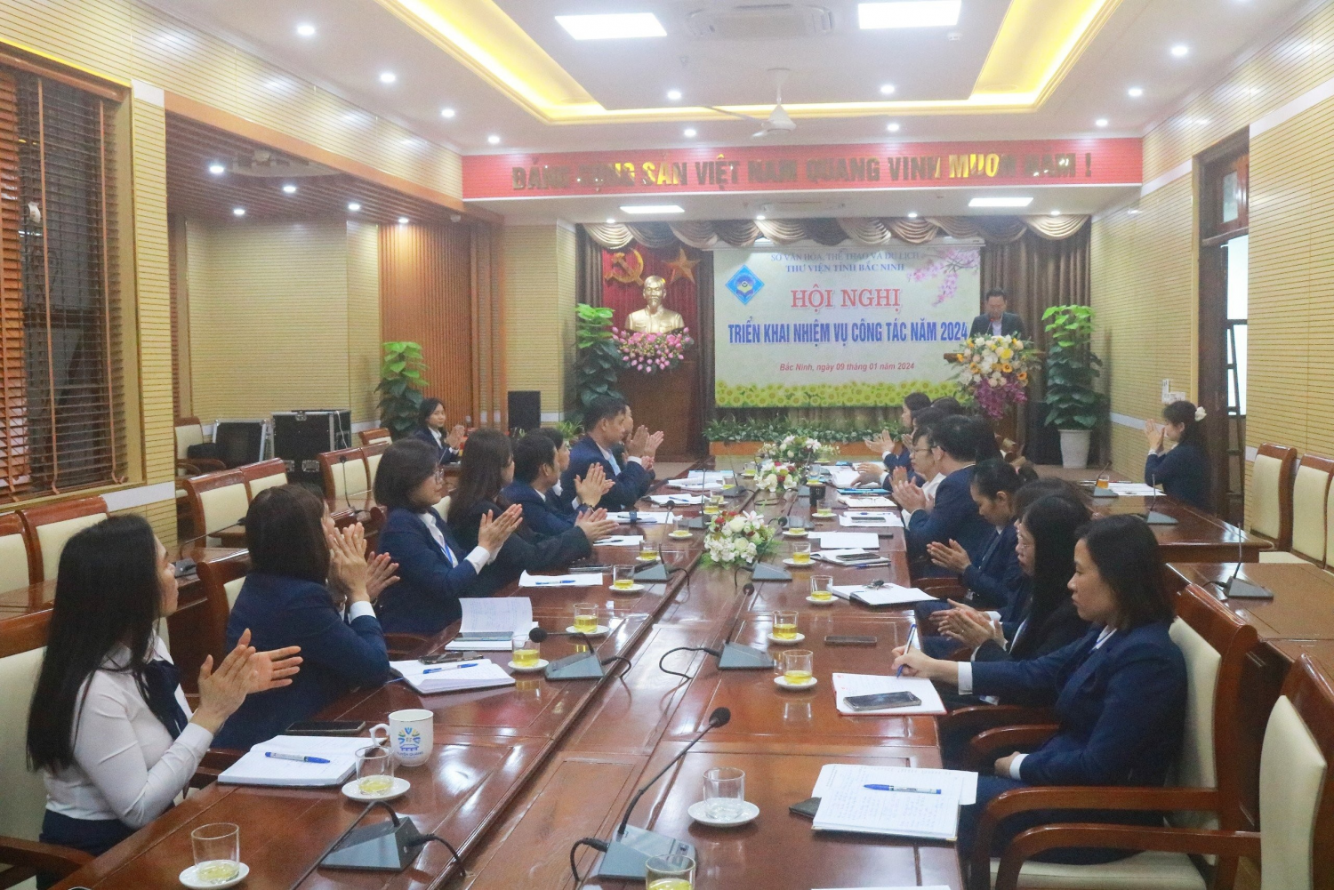 Hội nghị triển khai nhiệm vụ công tác năm 2024 của Thư viện tỉnh Bắc Ninh